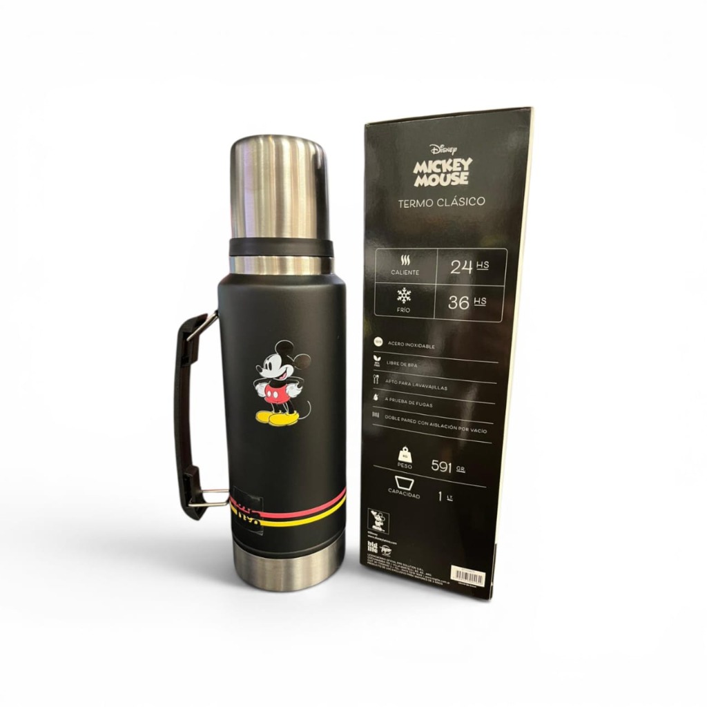 TERMO ACERO 1000ml.FRIO/CALOR MICKEY